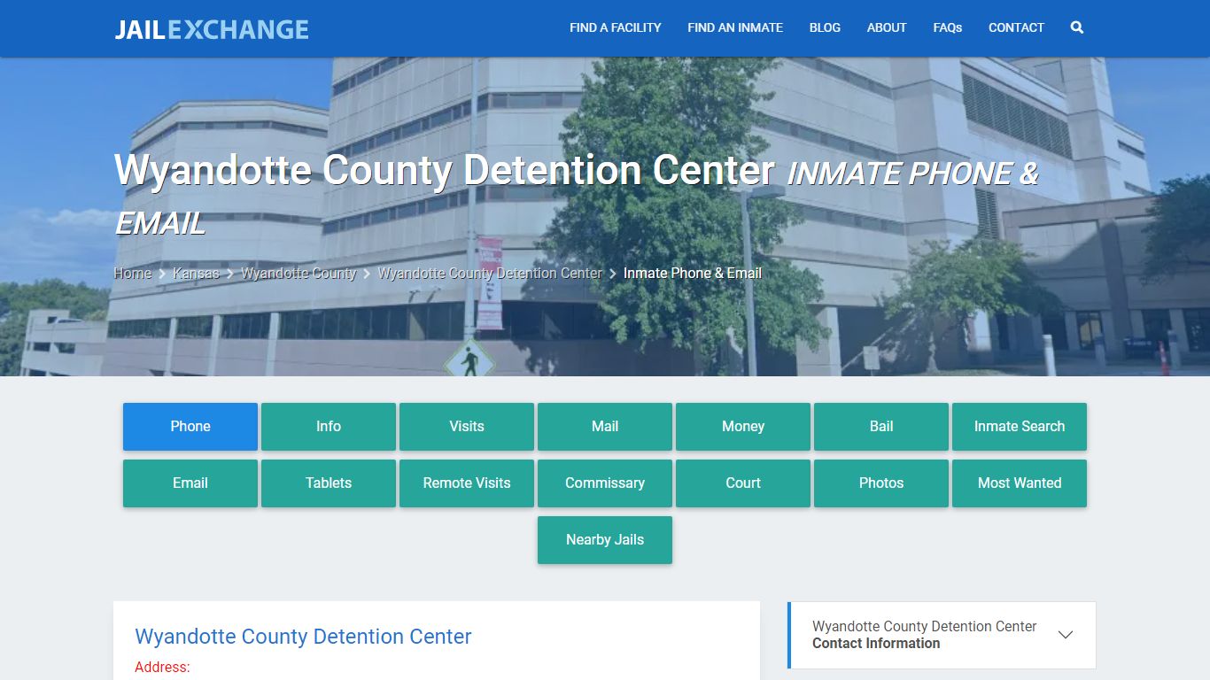 Inmate Phone - Wyandotte County Detention Center, KS - Jail Exchange